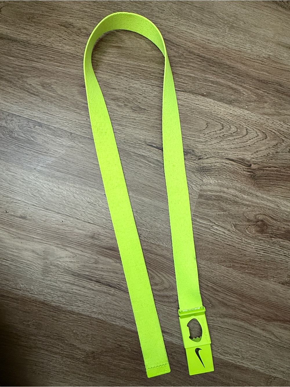 Nike Tech Essentials Web Golf Belt Volt Neon Green One Size with Bottle Opener